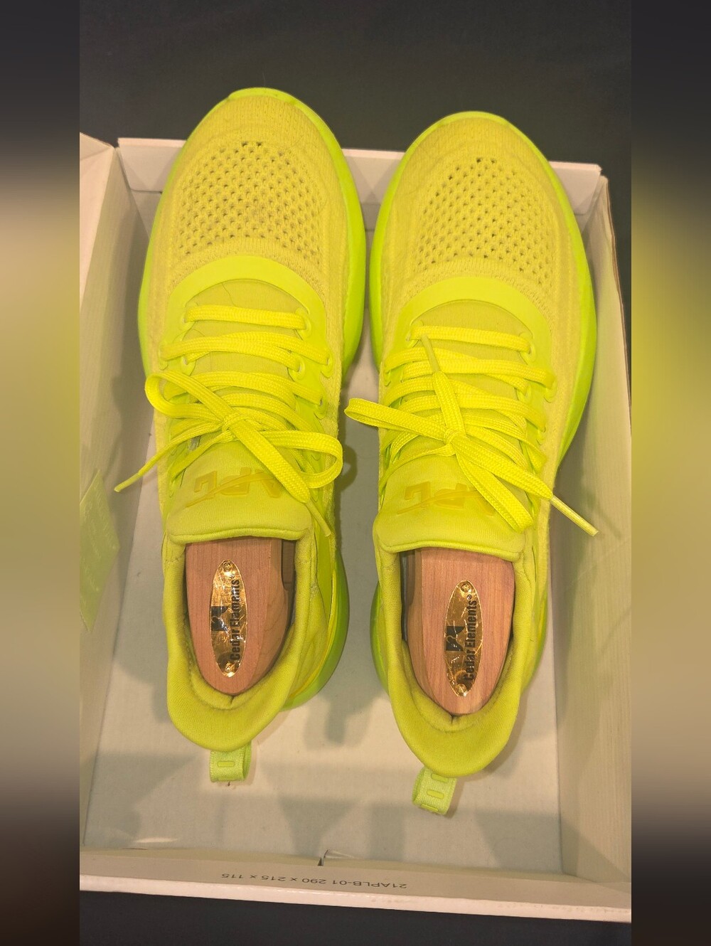 APL Women's TechLoom Tracer Neon Green Athletic Shoes